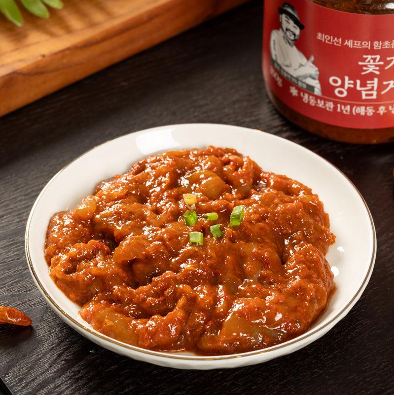 Spicy Sauce Marinated Boneless Raw Crab [순살양념게장]