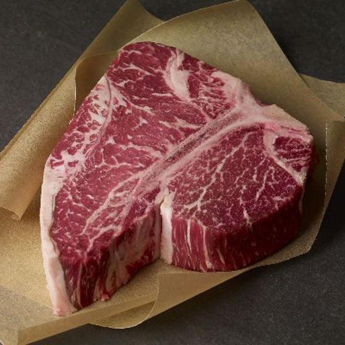 Australia Wagyu Porterhouse Trimmed Well - BMS 9+ [호주와규 포터하우스]