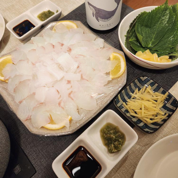 Frozen Halibut Sashimi Filet from Jeju island[제주광어]