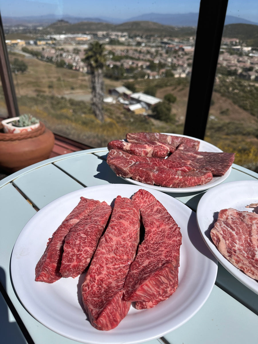 American Wagyu Denver(Mishima Reserve) [어메리칸 와규 미시마 살치살]