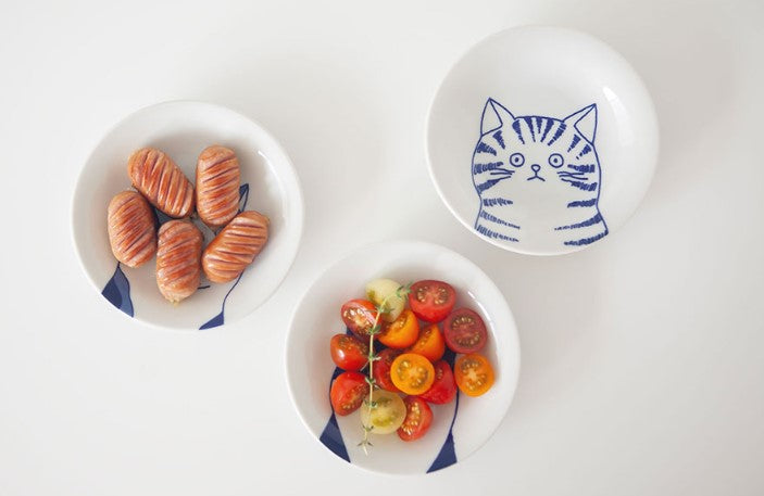 Fat Cat Small Plate - 4pc SET