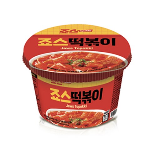 Jaws Teokbokki Original Flavor (죠스 오리지널 컵떡볶이)