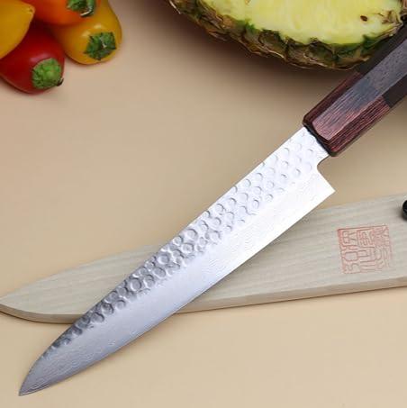 VG-10 46 Layers Petty Japanese Utility Knife Rosewood Handle 6”