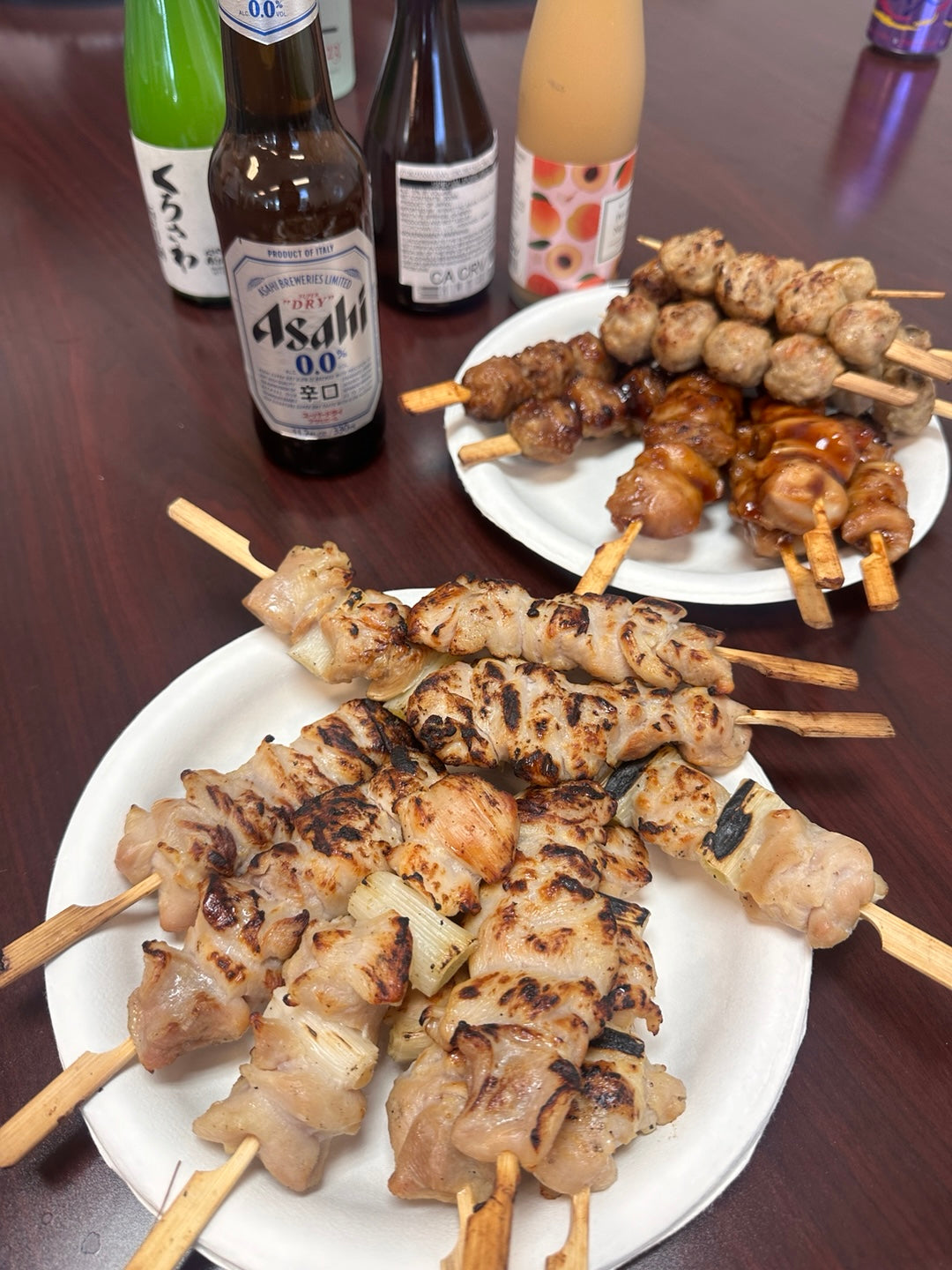 Salt-Grilled Chicken Meatball Skewers 10pc (소금구이) 치킨미트볼 꼬치 10개