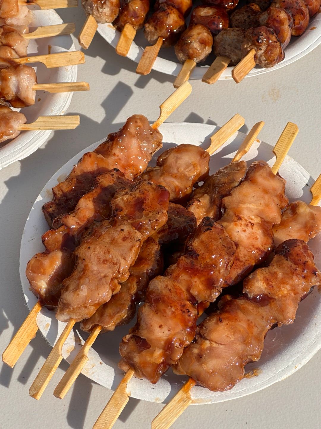 Teriyaki Chicken Drumstick Skewers 10pc (데리야끼) 닭다리 꼬치 10개