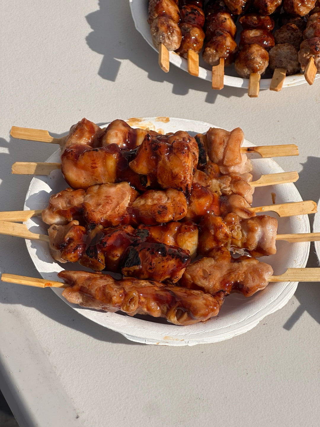 Teriyaki Green Onion Chicken Skewers 10pc (데리야끼)대파 닭다리꼬치 10개