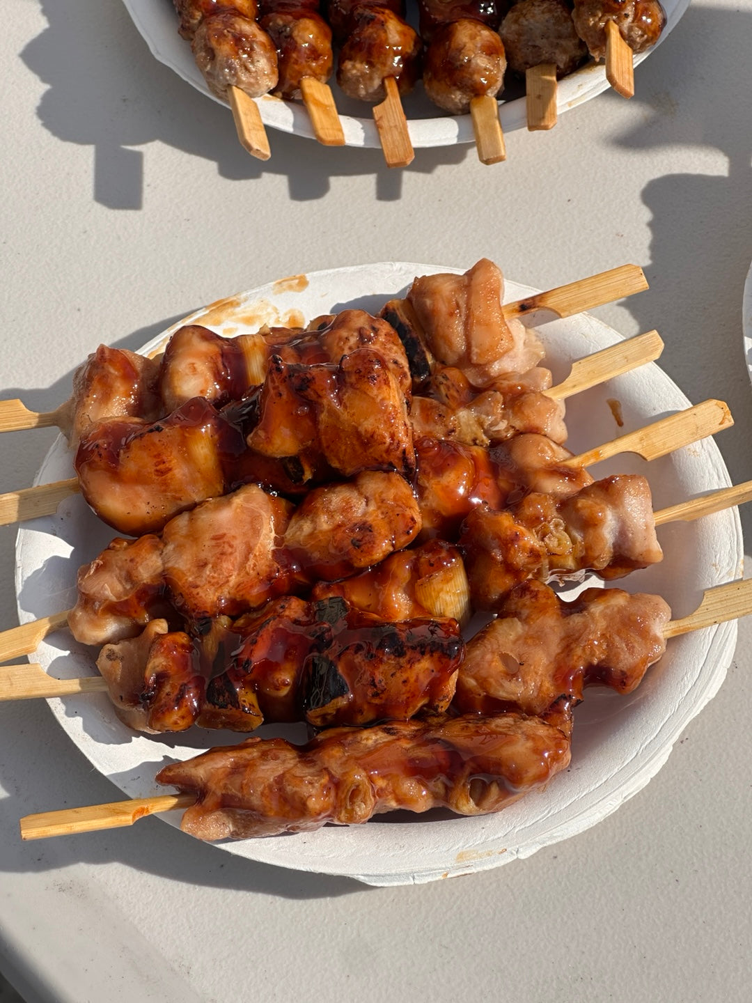 Teriyaki Green Onion Chicken Skewers 10pc (데리야끼)대파 닭다리꼬치 10개