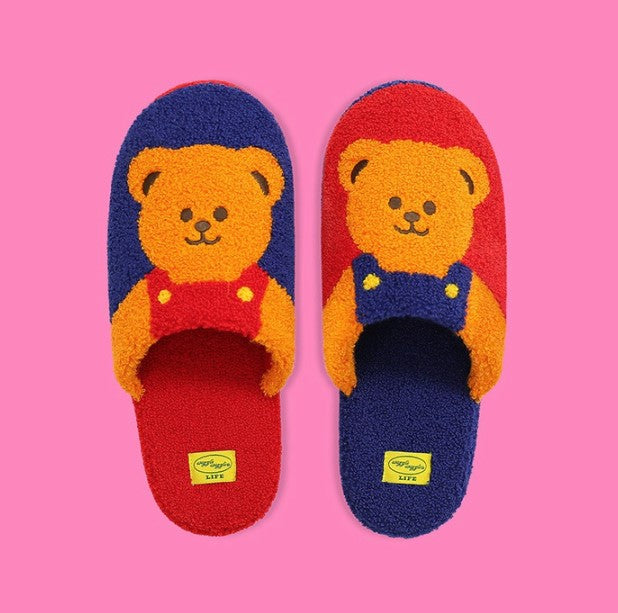 Terry Home Slipper - Twin Bears