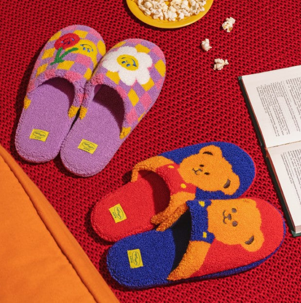 Terry Home Slipper - Twin Bears