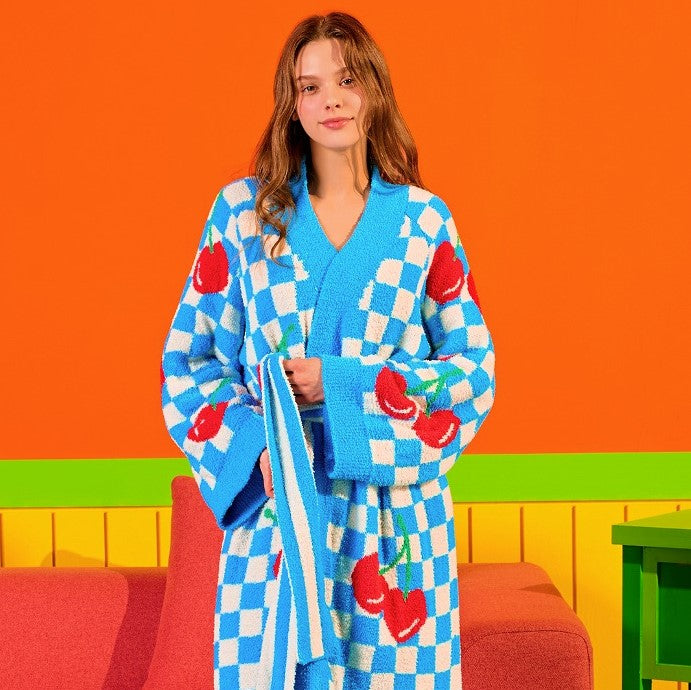 Lounge Robe - Cherry