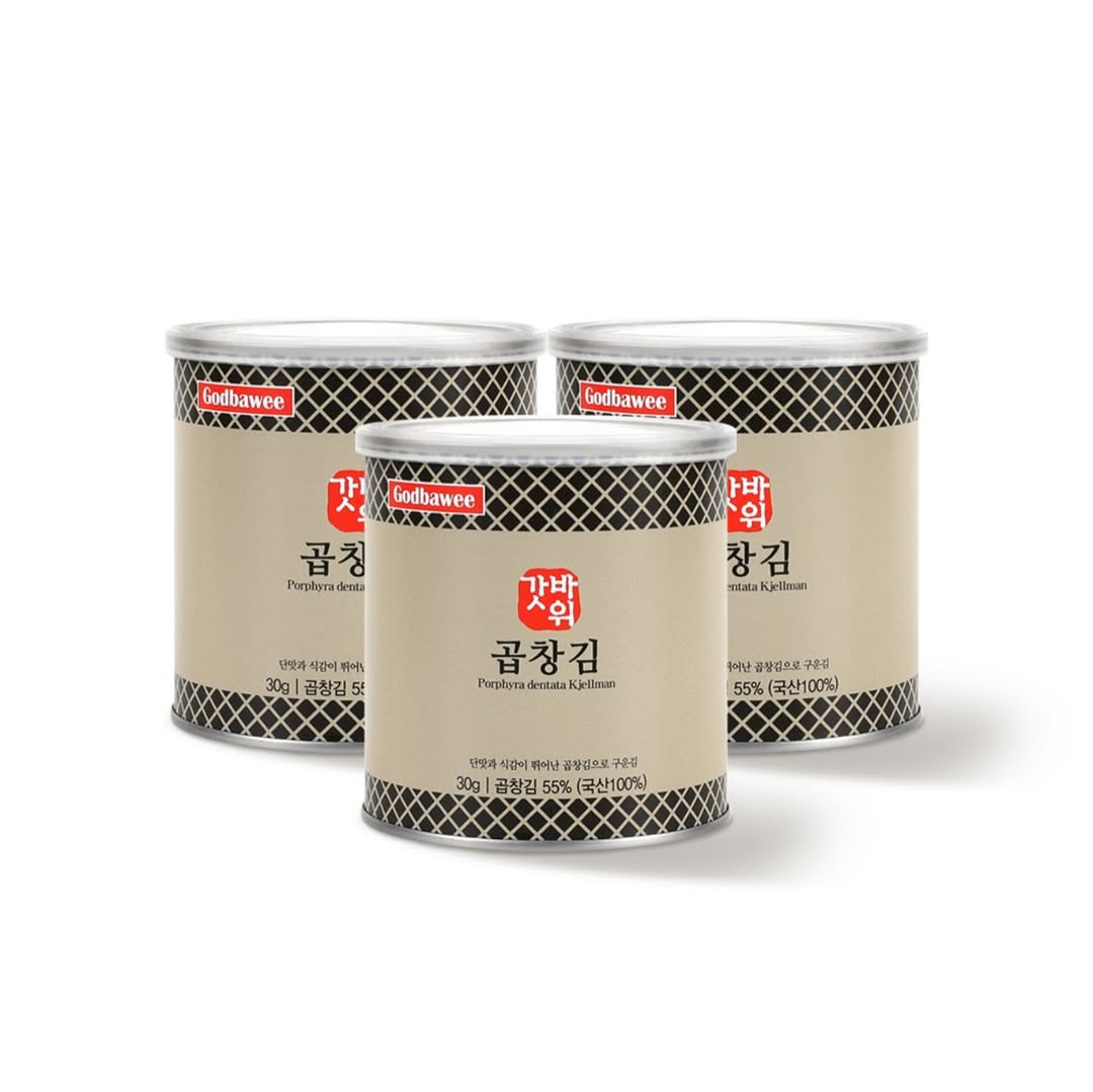 Premium Can Roasted Seaweed (프리미엄 캔곱창김)