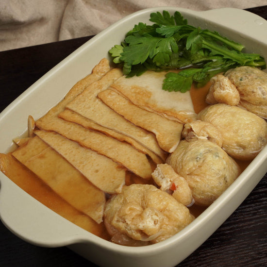 Tofu Pouch Fish Cake Soup (유부주머니 어묵탕) 290g - Lets Eatscape