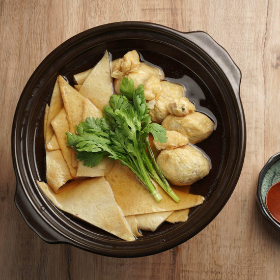 Tofu Pouch Fish Cake Soup (유부주머니 어묵탕) 290g - Lets Eatscape