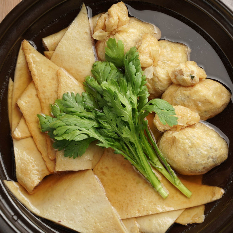 Tofu Pouch Fish Cake Soup (유부주머니 어묵탕) 290g - Lets Eatscape