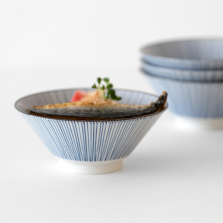 Blue Noodle Bowl - 2 Piece SET