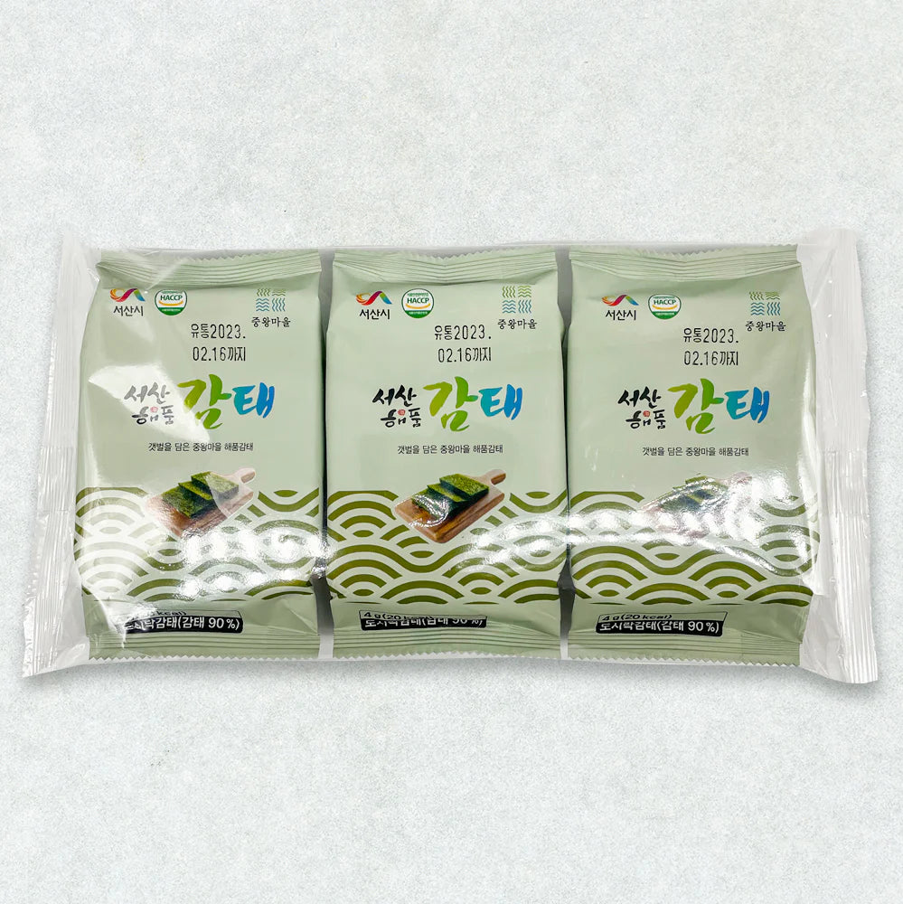 Seasoned Seaweed 3 Pack (도시락조미감태)