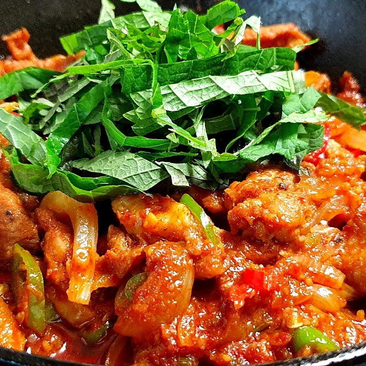 Spicy Stir-fried Duck (고추장 오리주물럭)