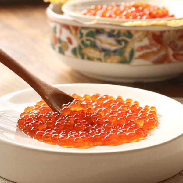 Yuzu Aged Salmon Roe Eggs (가쓰오유자 숙성 연어알장(IKURA))