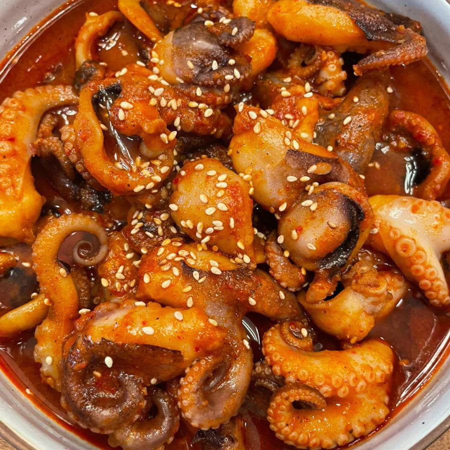 Spicy Skewered Octopus (매콤 꼬치호롱낙지)