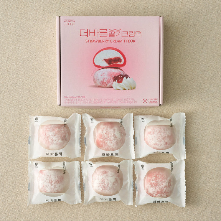 Strawberry Cream Mochi 딸기 크림모찌 6p 박스