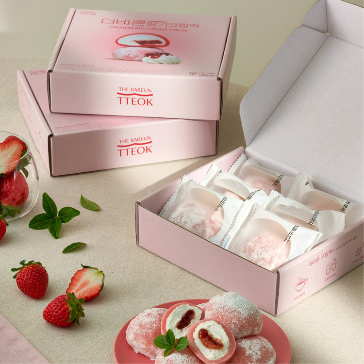 Strawberry Cream Mochi 딸기 크림모찌 6p 박스