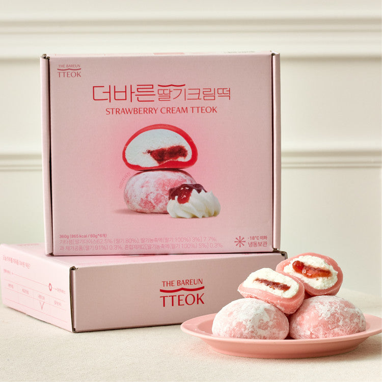 Strawberry Cream Mochi 딸기 크림모찌 6p 박스